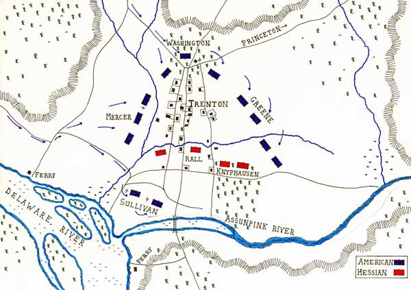 Battle of Trenton Map