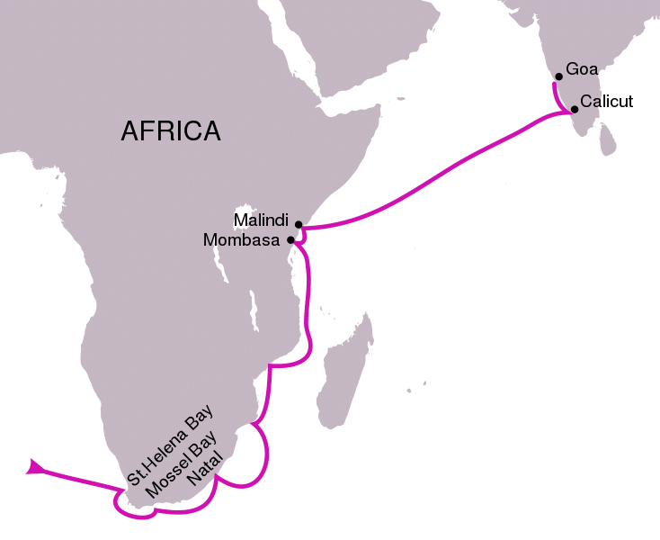 Vasco da Gama Map