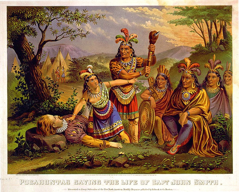 John Smith and Pocahontas