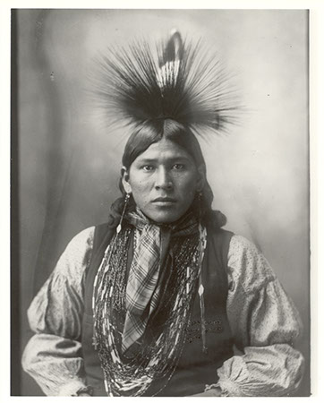 Baby Lone, Kickapoo Medicine Man, Half-length Portrait,, 58% OFF