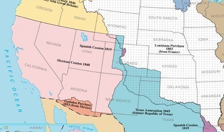 Gadsden Purchase Map