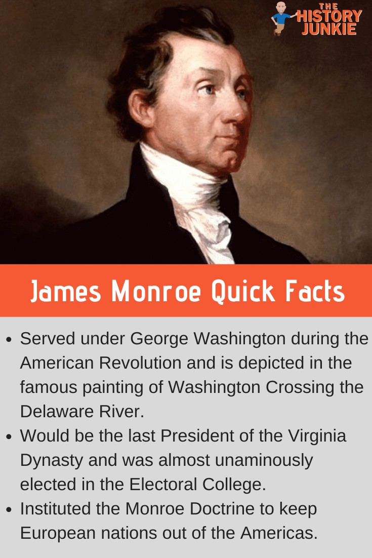 President James Monroe Timeline And Facts The History Junkie 4486