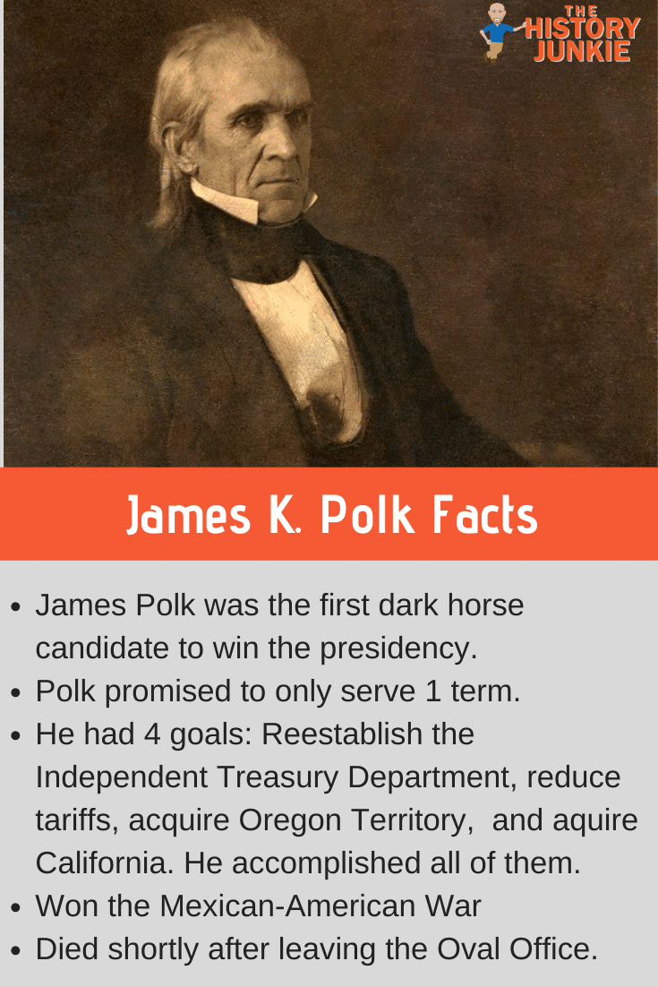 How many brothers and sisters did james k polk have President James Polk Facts And Timeline The History Junkie
