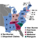 presidential election of 1836 electoral college