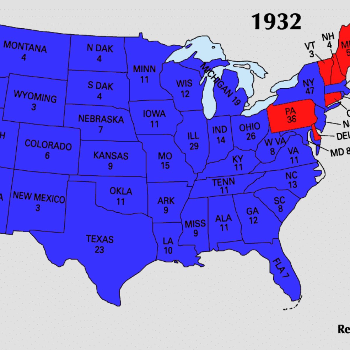 Presidential Election of 1932 Facts and Outcome - The History Junkie