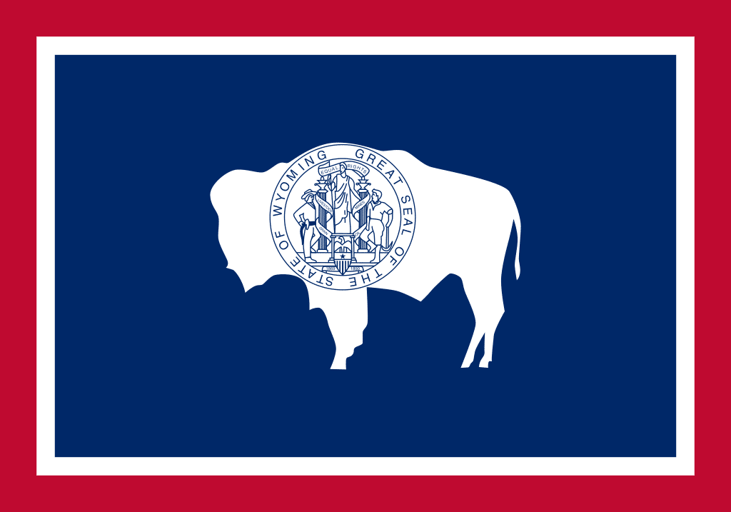 Wyoming Timeline and History State Flag