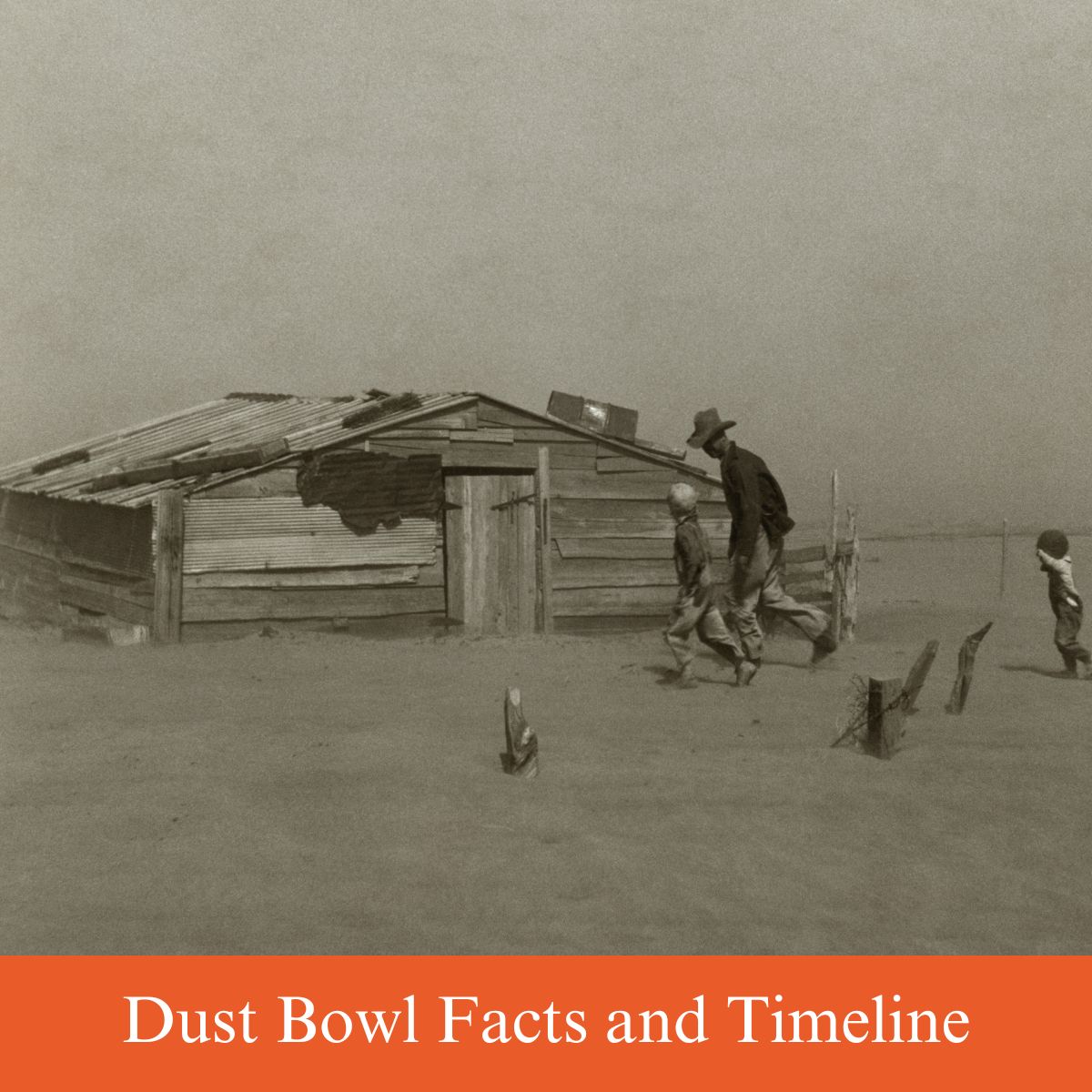 dust bowl facts timeline