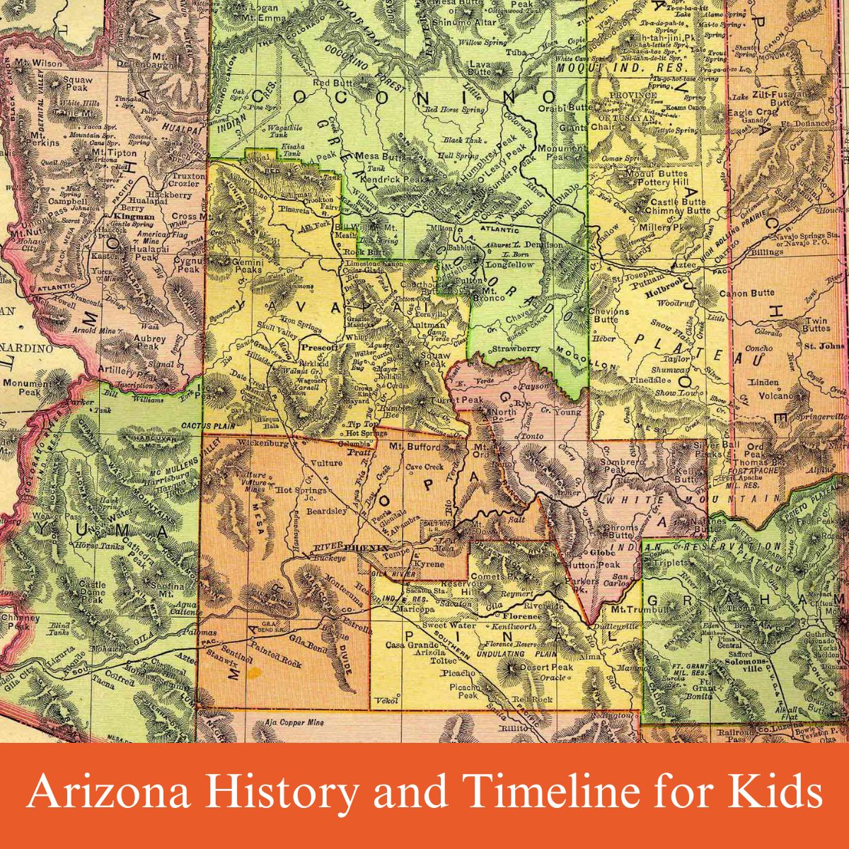 arizona history timeline
