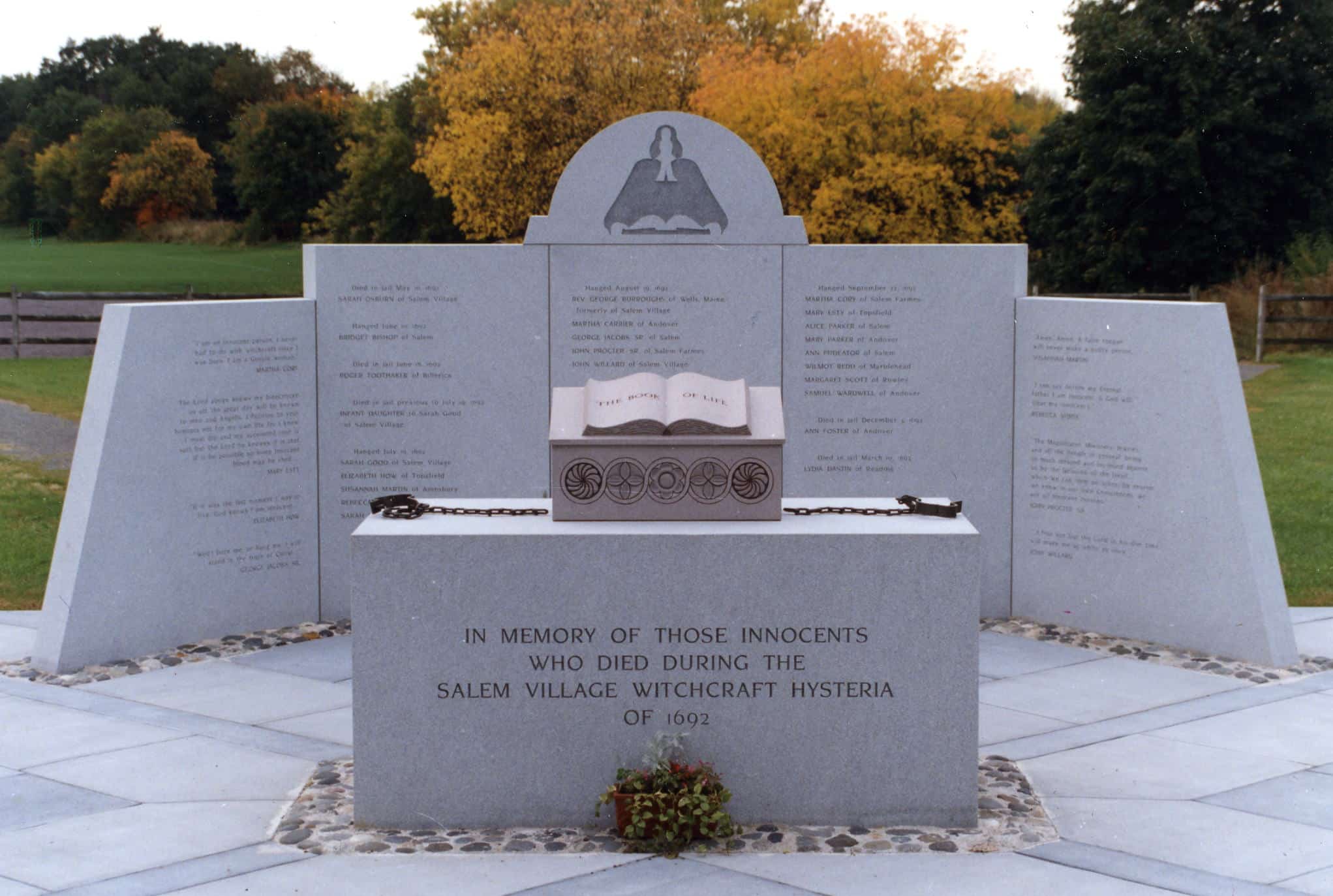 Roger Toothaker and Salem Witch Trials Monument