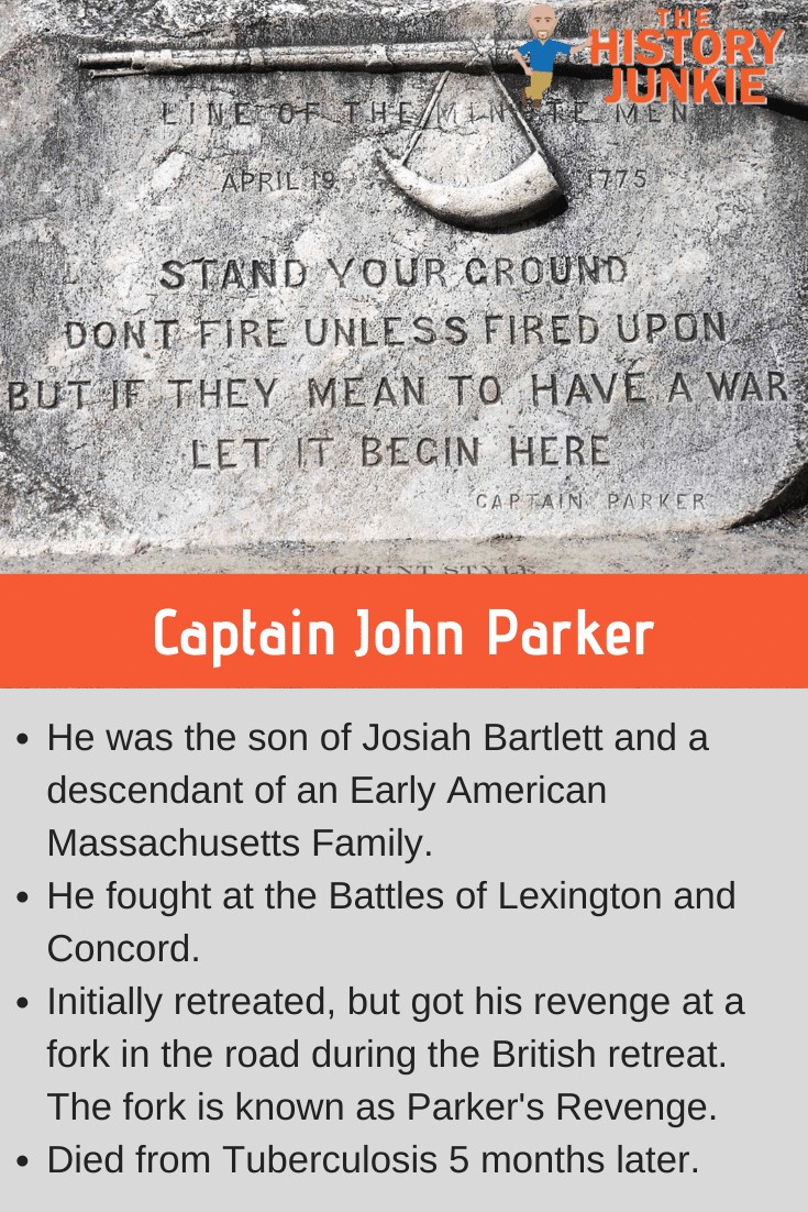 Descendants Of Captain John Parker