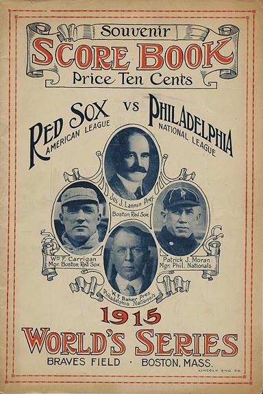 1915 World Series Flyer