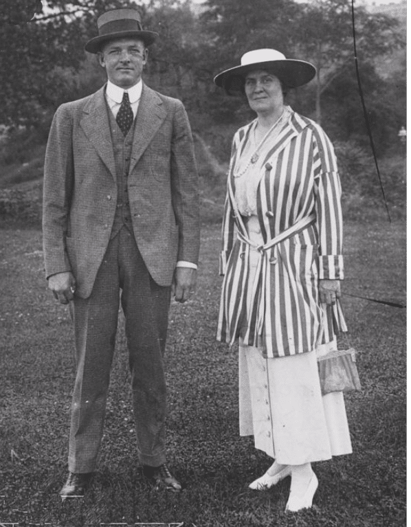 Christy Mathewson and Wife 1916