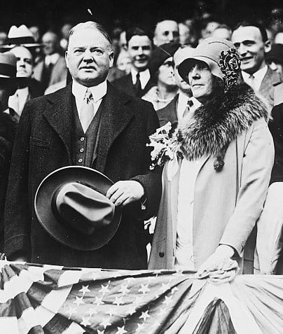 Herbert Hoover at 1929 World Series