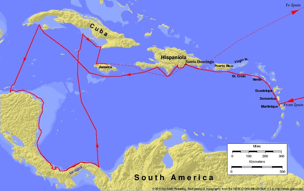 Christopher Columbus Fourth Voyage