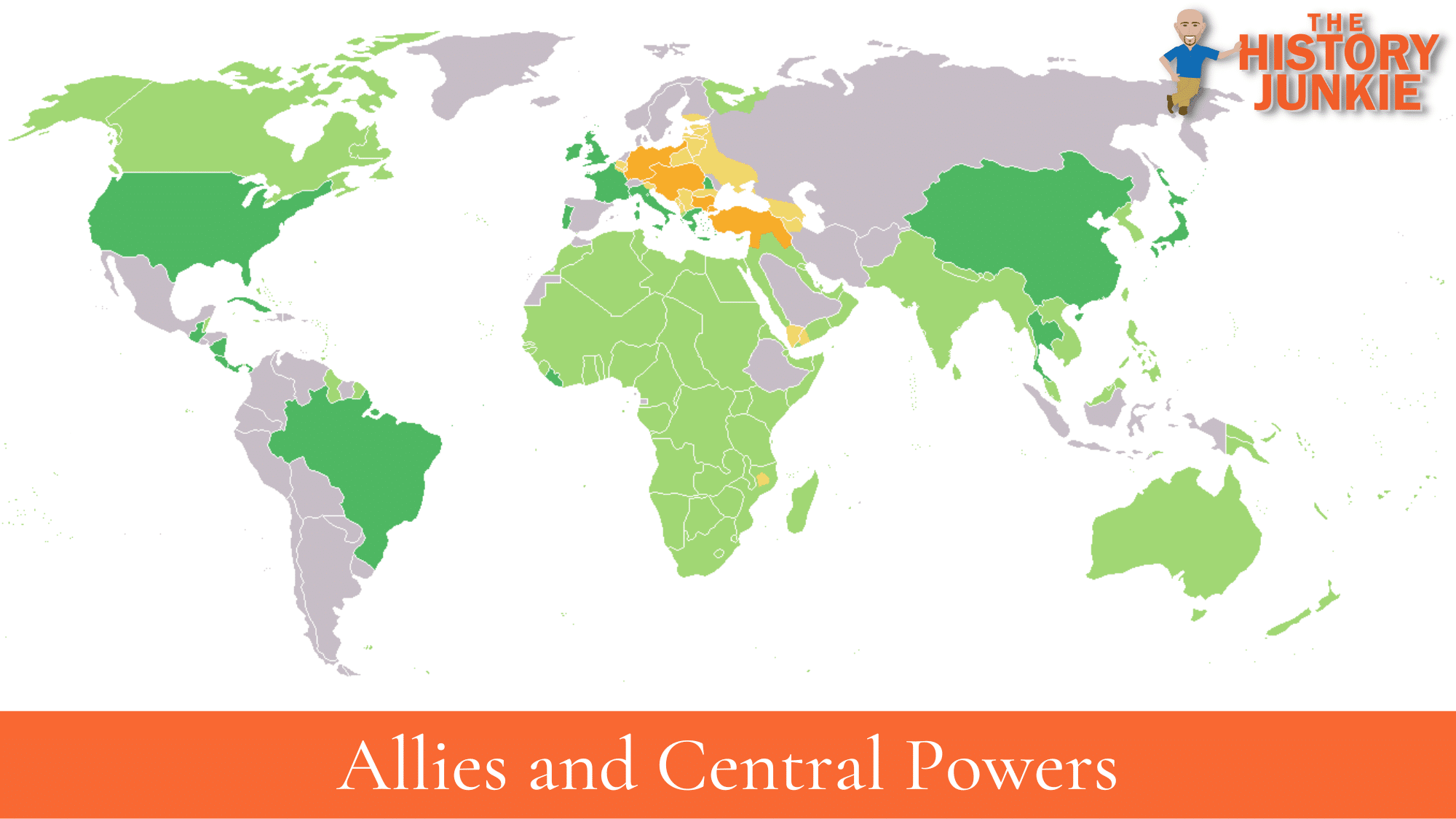 Central and Allied Powers World War 1