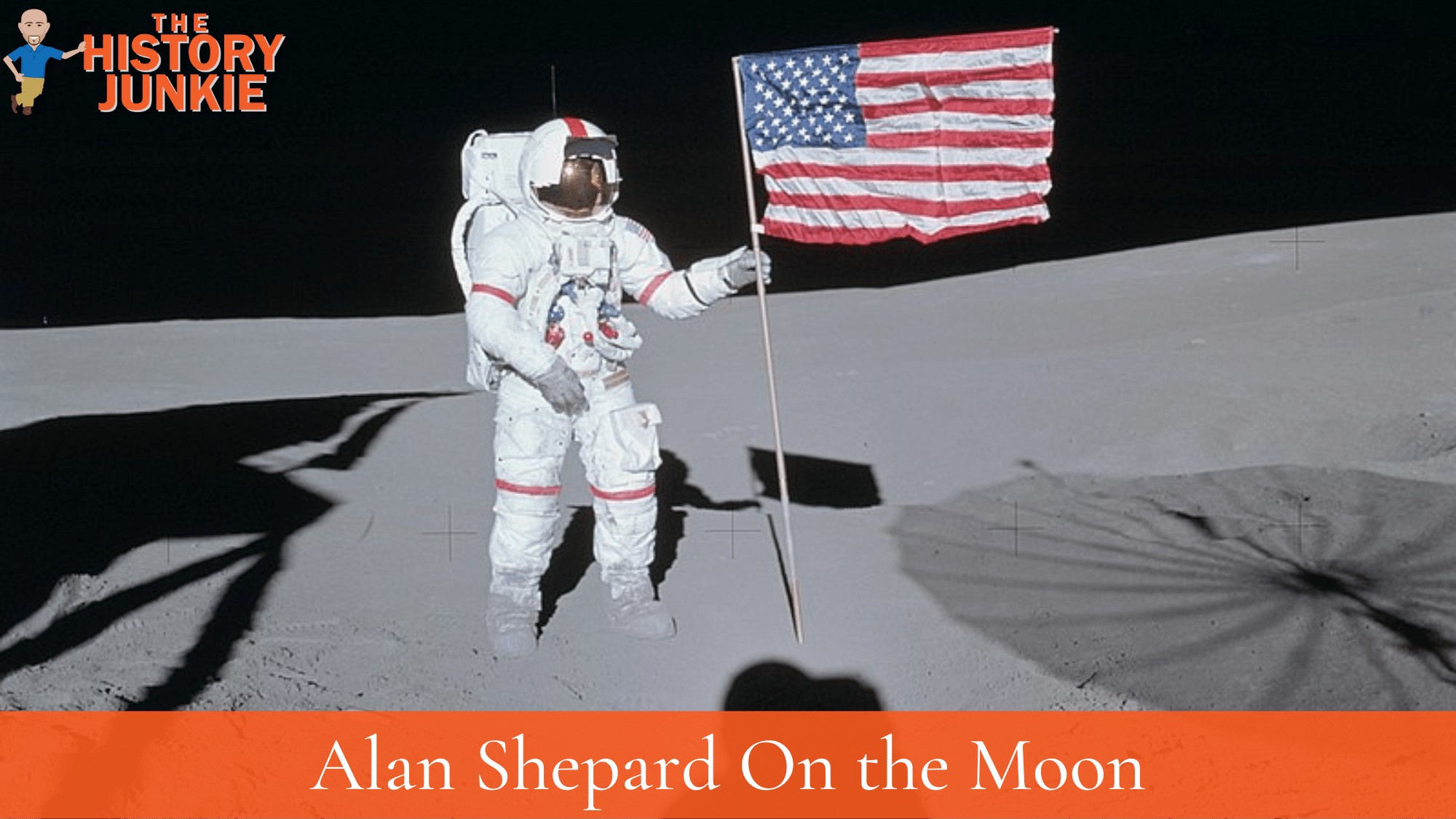 Alan Shepard On the Moon