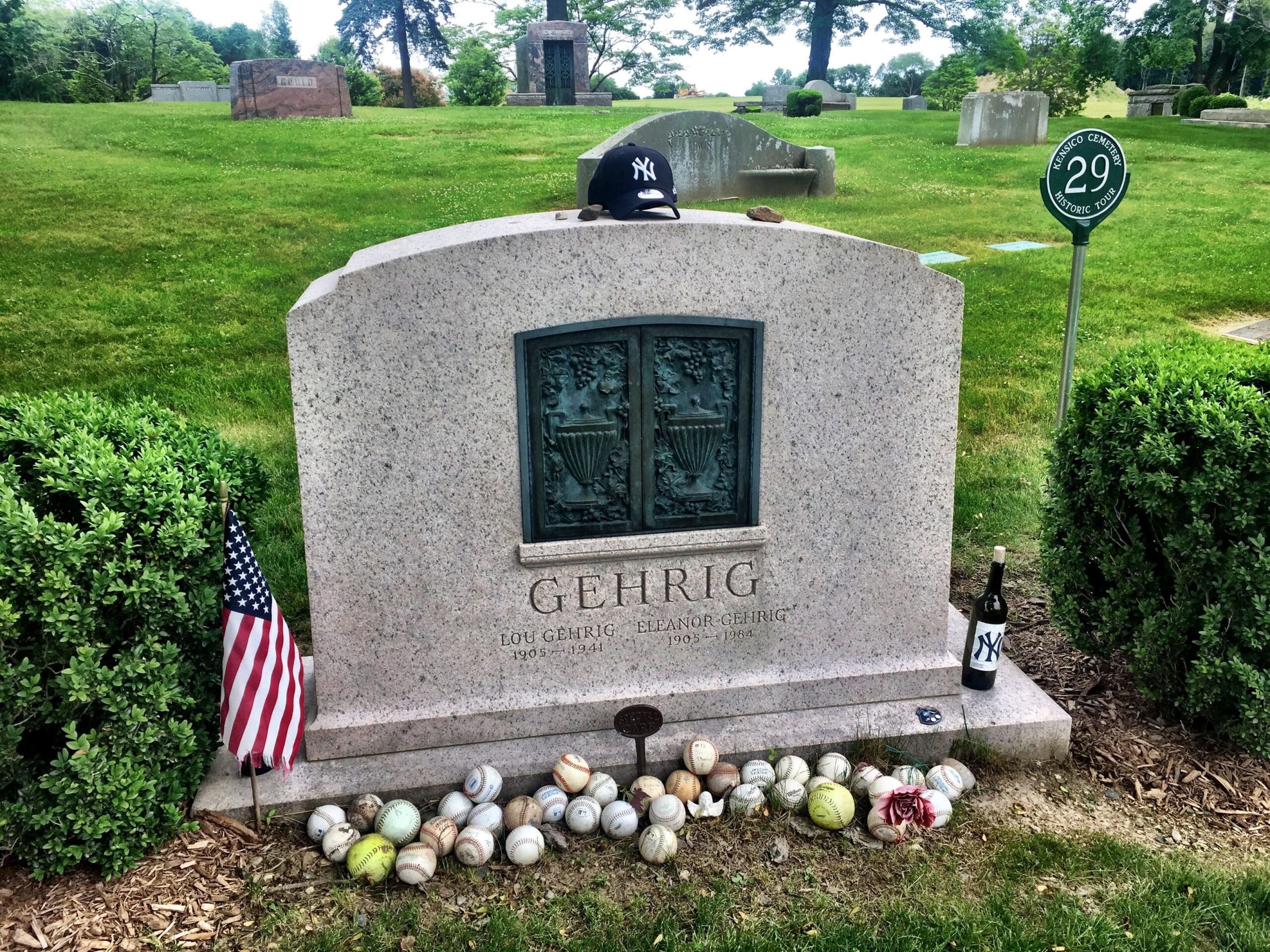 Lou Gehrig Tombstone