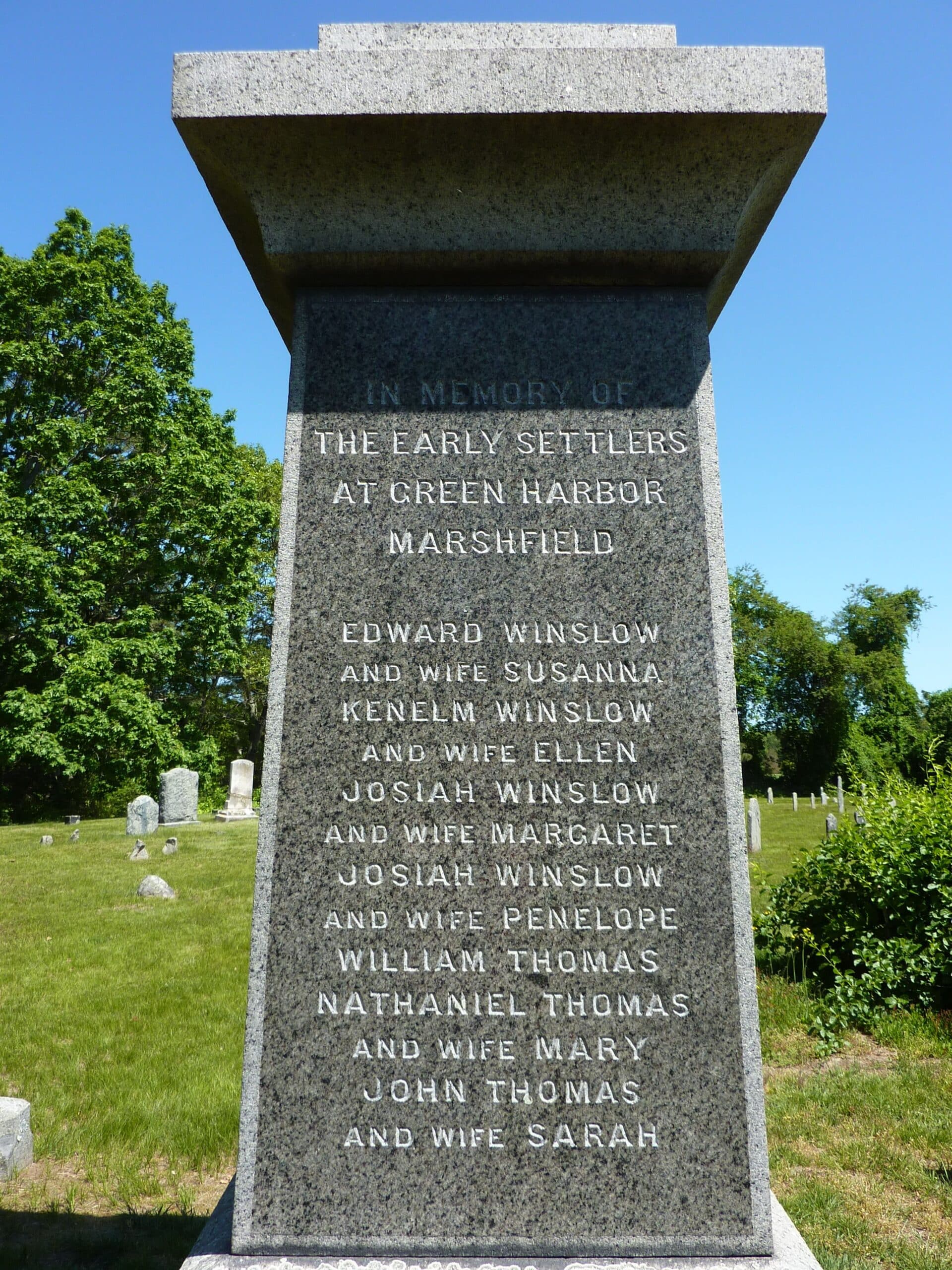 Edward Winslow Monument