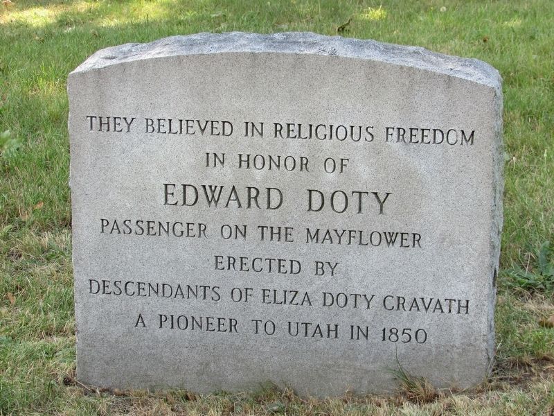 Edward Doty Tombstone