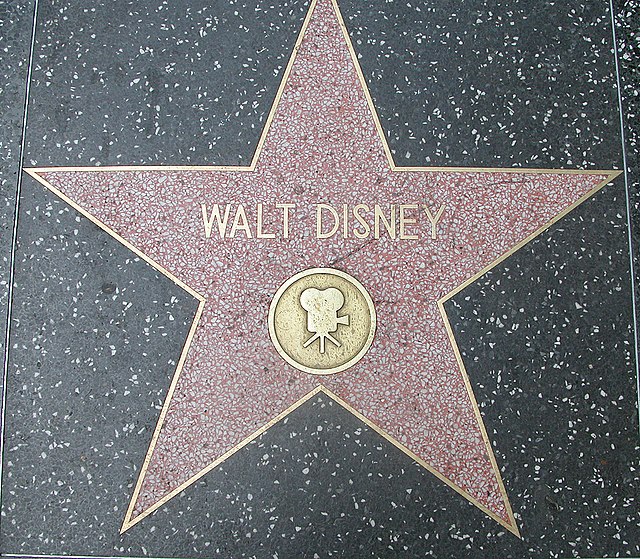 Walt Disney Hollywood Star