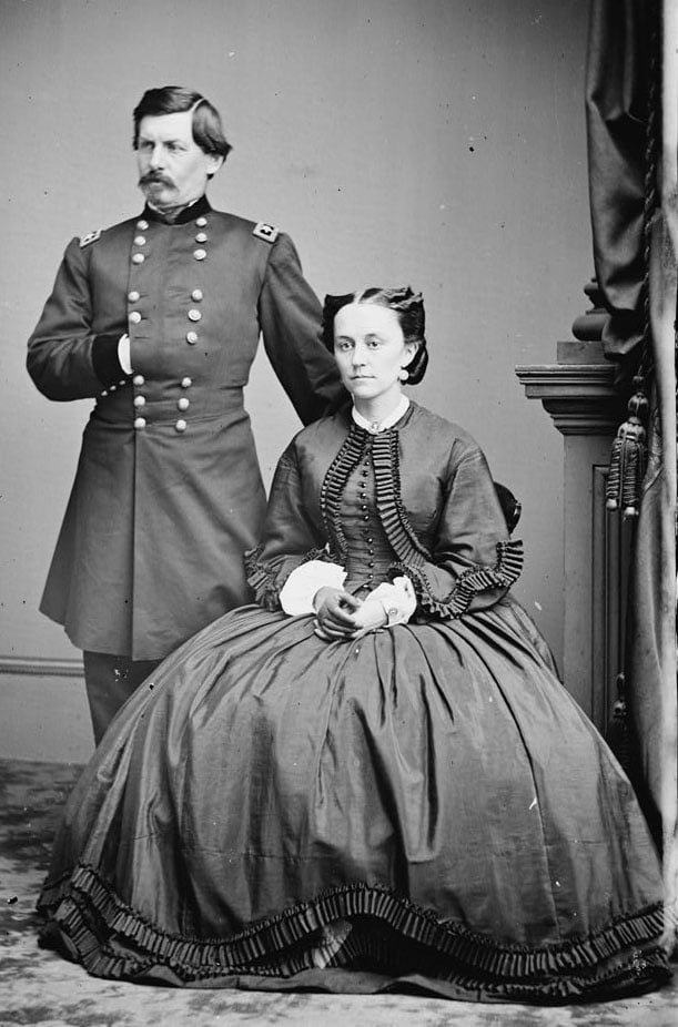 George McClellan and wife