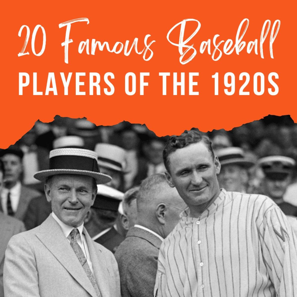 20 Famous Baseball Players in the 1920s - The History Junkie