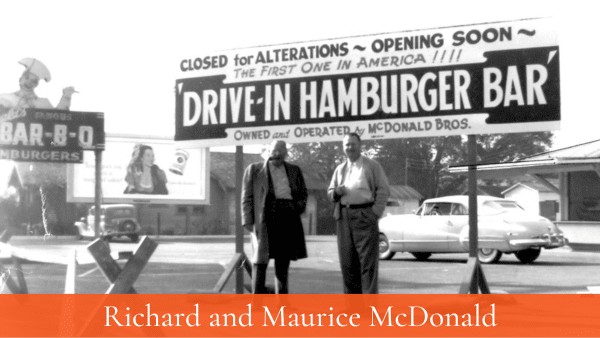 Richard and Maurice McDonald