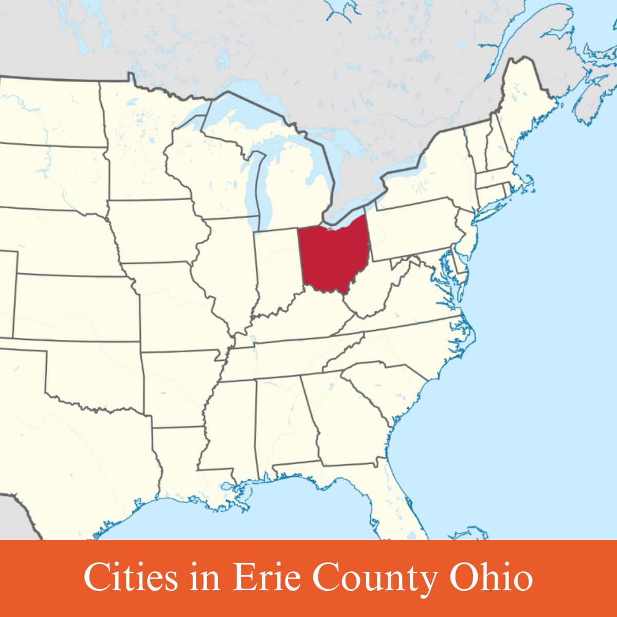 cities in erie county ohio