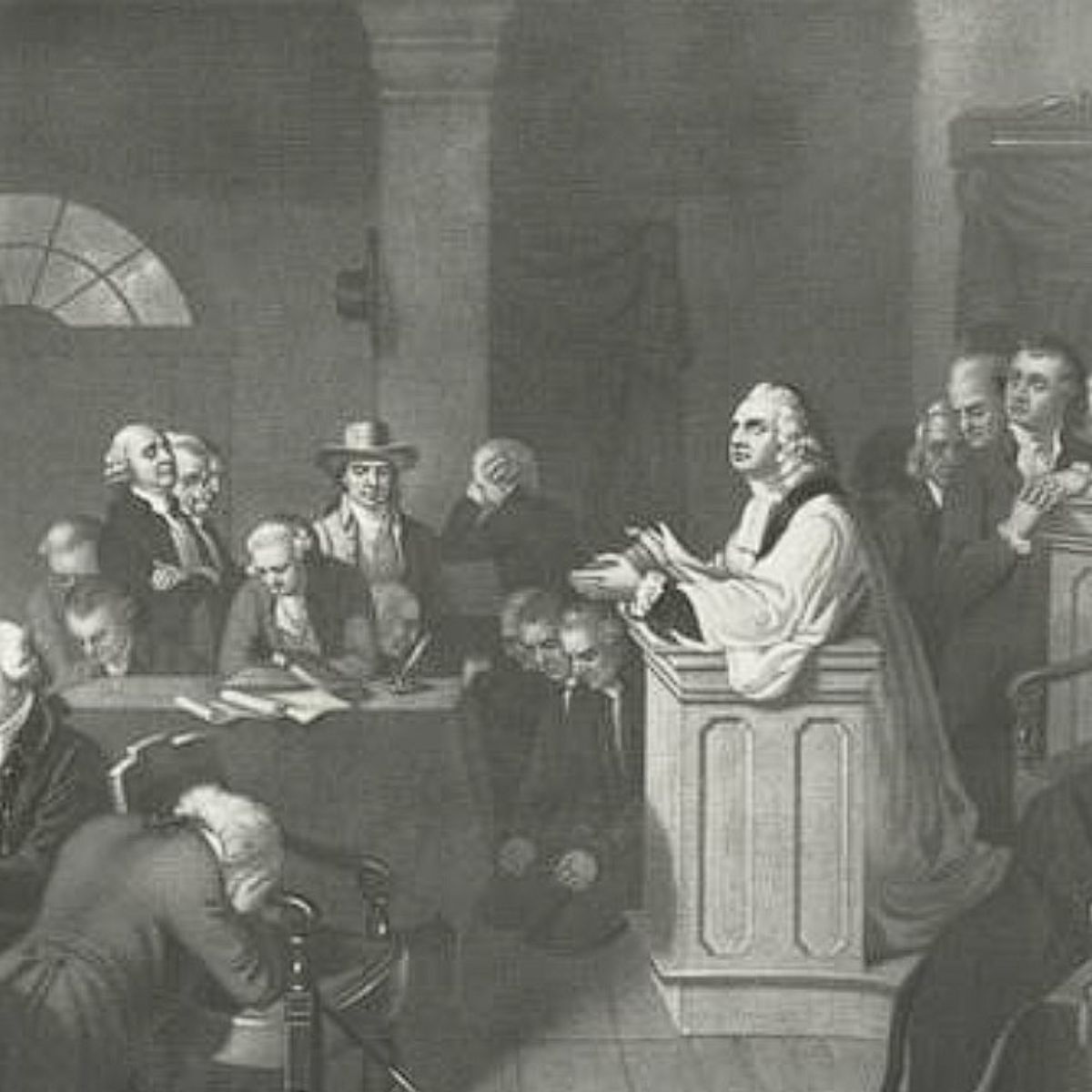 Continental Congress scene