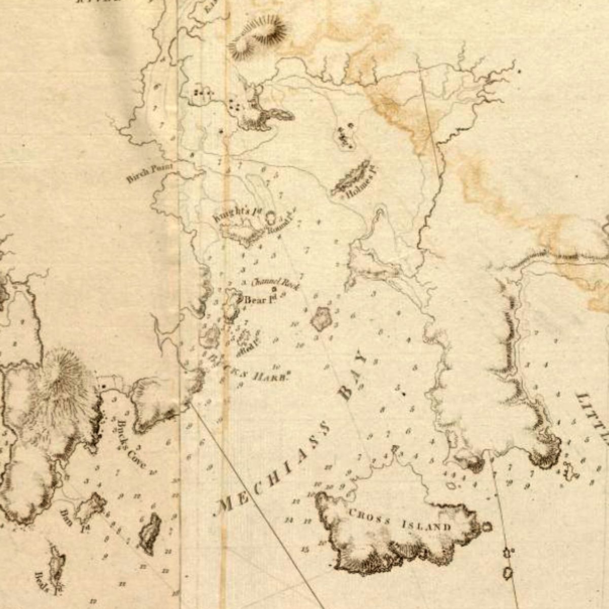 Machias Bay Map