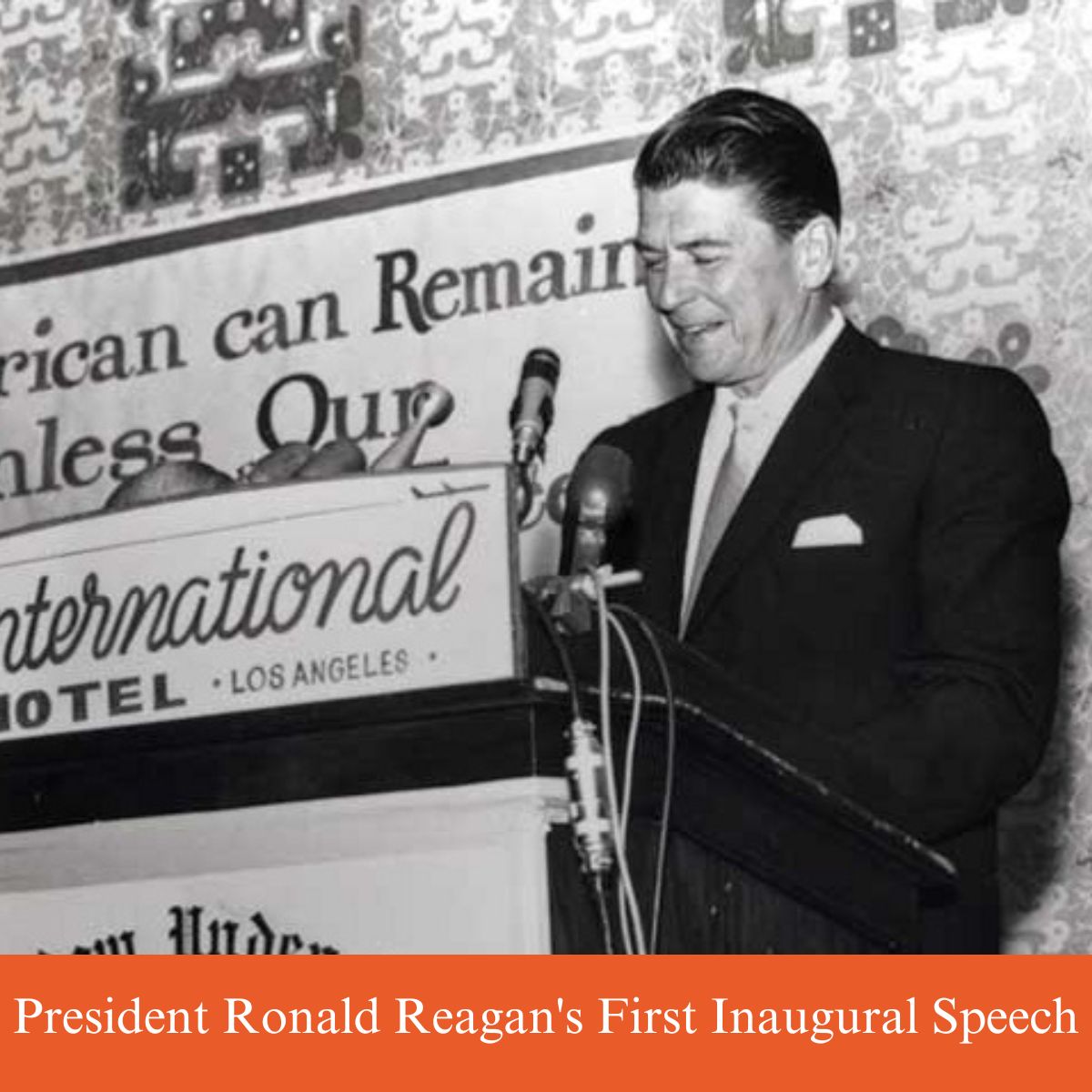 president ronald reagan first inaugural speech